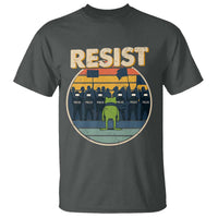 Frog Resist T Shirt Portland Frog Activist Protest Retro Sunset - Wonder Print Shop