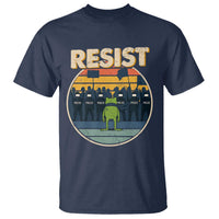 Frog Resist T Shirt Portland Frog Activist Protest Retro Sunset - Wonder Print Shop