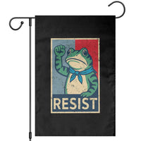 Frog Resist Garden Flag Portland Frog Raised Fist Poster Graphic - Wonder Print Shop