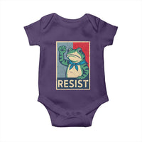 Frog Resist Baby Onesie Portland Frog Raised Fist Poster Graphic - Wonder Print Shop
