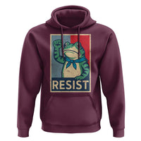 Frog Resist Hoodie Portland Frog Raised Fist Poster Graphic - Wonder Print Shop