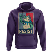 Frog Resist Hoodie Portland Frog Raised Fist Poster Graphic - Wonder Print Shop