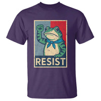 Frog Resist T Shirt Portland Frog Raised Fist Poster Graphic - Wonder Print Shop