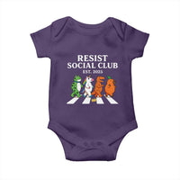 Resist Social Club 2025 Baby Onesie Portland Frog Animals Mascot Walking - Wonder Print Shop