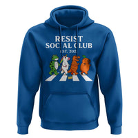Resist Social Club 2025 Hoodie Portland Frog Animals Mascot Walking - Wonder Print Shop