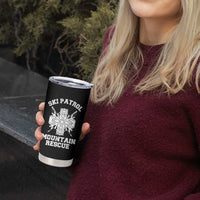 Ski Patrol Mountain Rescue Tumbler Cup Winter Slopes Skiing Snowboarding Snowflake - Wonder Print Shop
