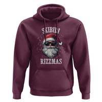 Funny Christmas Santa Hoodie Skibidi Rizzmas Charisma Rizz Santa Claus