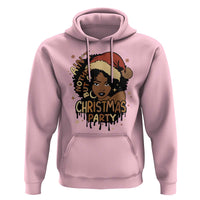 Funny African American Christmas Hoodie Ain't Nothing But A Christmas Party Santa Black Melanin Girl