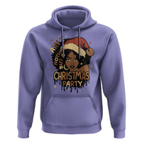 Funny African American Christmas Hoodie Ain't Nothing But A Christmas Party Santa Black Melanin Girl