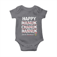 Funny Hanukkah Baby Onesie Happy Hanuk Chanuk Hannuk Jewish Christmas Menorah