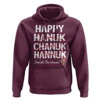 Funny Hanukkah Hoodie Happy Hanuk Chanuk Hannuk Jewish Christmas Menorah