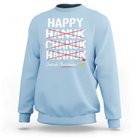 Funny Hanukkah Sweatshirt Happy Hanuk Chanuk Hannuk Jewish Christmas Menorah - Wonder Print Shop