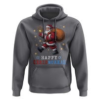 Funny Christmas Hanukkah Hoodie Happy Chrismukkah Santa Menorah