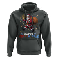 Funny Christmas Hanukkah Hoodie Happy Chrismukkah Santa Menorah