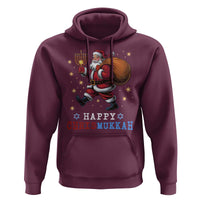 Funny Christmas Hanukkah Hoodie Happy Chrismukkah Santa Menorah