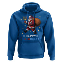 Funny Christmas Hanukkah Hoodie Happy Chrismukkah Santa Menorah