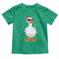 Funny Christmas Offensive Rude Duck Toddler T Shirt I Dont Give A Duck Middle Finger Xmas - Wonder Print Shop