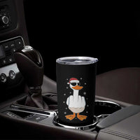 Funny Christmas Offensive Rude Duck Tumbler Cup I Dont Give A Duck Middle Finger Xmas - Wonder Print Shop