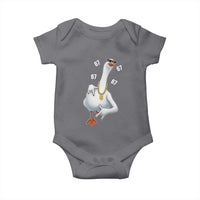 Funny 67 Cool Silly Goose Hip Hop Gangster Baby Onesie - Wonder Print Shop