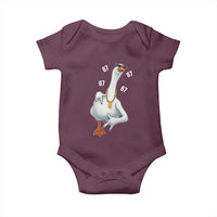 Funny 67 Cool Silly Goose Hip Hop Gangster Baby Onesie - Wonder Print Shop