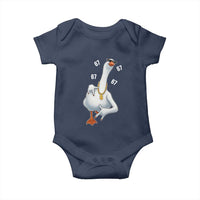 Funny 67 Cool Silly Goose Hip Hop Gangster Baby Onesie - Wonder Print Shop