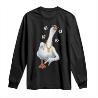 Funny 67 Cool Silly Goose Hip Hop Gangster Long Sleeve Shirt - Wonder Print Shop