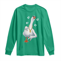 Funny 67 Cool Silly Goose Hip Hop Gangster Long Sleeve Shirt - Wonder Print Shop