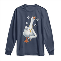 Funny 67 Cool Silly Goose Hip Hop Gangster Long Sleeve Shirt - Wonder Print Shop