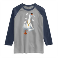 Funny 67 Cool Silly Goose Hip Hop Gangster Raglan Shirt - Wonder Print Shop