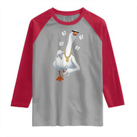 Funny 67 Cool Silly Goose Hip Hop Gangster Raglan Shirt - Wonder Print Shop