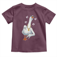 Funny 67 Cool Silly Goose Hip Hop Gangster Toddler T Shirt - Wonder Print Shop