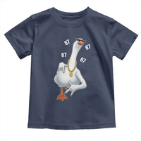 Funny 67 Cool Silly Goose Hip Hop Gangster Toddler T Shirt - Wonder Print Shop
