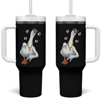 Funny 67 Cool Silly Goose Hip Hop Gangster Tumbler With Handle - Wonder Print Shop