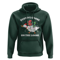 Funny Goose 67 Christmas Hoodie Festive Goose On The Loose Six Seven Meme - Wonder Print Shop