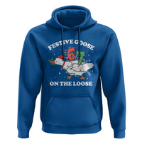 Funny Goose 67 Christmas Hoodie Festive Goose On The Loose Six Seven Meme - Wonder Print Shop