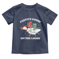 Funny Goose 67 Christmas Toddler T Shirt Festive Goose On The Loose Six Seven Meme - Wonder Print Shop