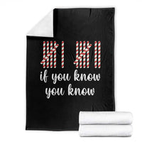 Funny 67 Christmas Throw Blanket If You Know You Know Six Seven Meme Canday Cane - Wonder Print Shop