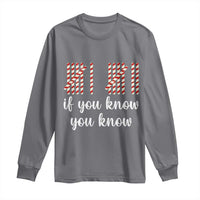 Funny 67 Christmas Long Sleeve Shirt If You Know You Know Six Seven Meme Canday Cane - Wonder Print Shop