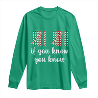 Funny 67 Christmas Long Sleeve Shirt If You Know You Know Six Seven Meme Canday Cane - Wonder Print Shop