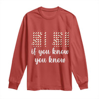 Funny 67 Christmas Long Sleeve Shirt If You Know You Know Six Seven Meme Canday Cane - Wonder Print Shop