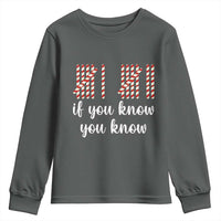 Funny 67 Christmas Youth Sweatshirt If You Know You Know Six Seven Meme Canday Cane - Wonder Print Shop