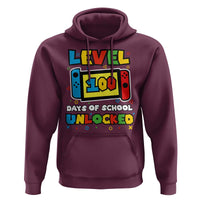 Level 100 Days Of School Unlocked Hoodie Happy 100TH Days Of School Gaming
