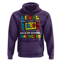 Level 100 Days Of School Unlocked Hoodie Happy 100TH Days Of School Gaming