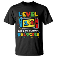 Level 100 Days Of School Unlocked T Shirt Happy 100TH Days Of School Gaming - Wonder Print Shop