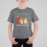 Funny Taco 'Bout 100 Days Of School T Shirt For Kid Sombrero Mexican Teachers