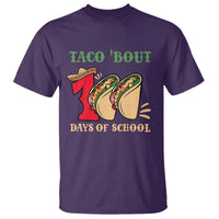 Funny Taco 'Bout 100 Days Of School T Shirt Sombrero Mexican Teachers
