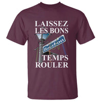 Funny Mardi Gras Laissez Les Bons Temps Rouler T Shirt Bourbon Street Sign