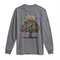 Funny Mardi Gras Bead Tree Carnival New Orleans Coconut Long Sleeve Shirt