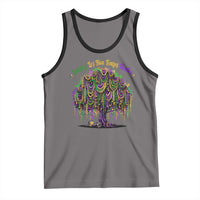 Funny Mardi Gras Bead Tree Carnival New Orleans Coconut Tank Top