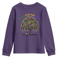 Funny Mardi Gras Bead Tree Carnival New Orleans Coconut Youth Sweatshirt